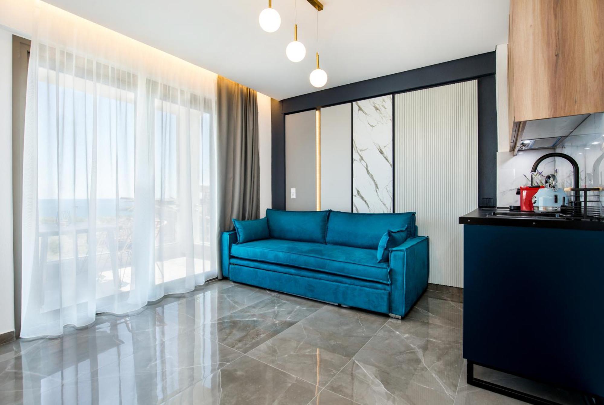 Апартаменты Aigli Skala Maries Deluxe Скала-Марион Экстерьер фото